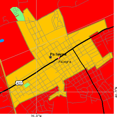 Palmyra map