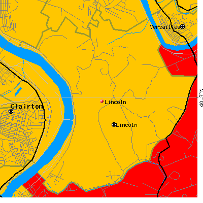 Lincoln map