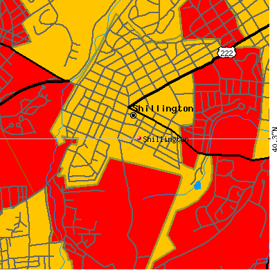Shillington map