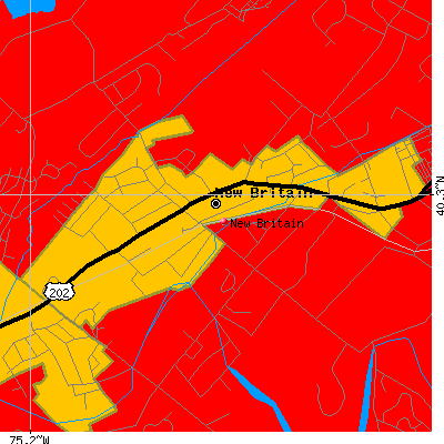 New Britain map