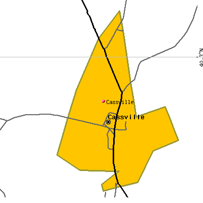 Cassville map