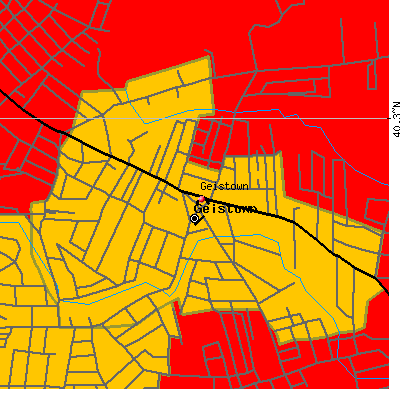 Geistown map