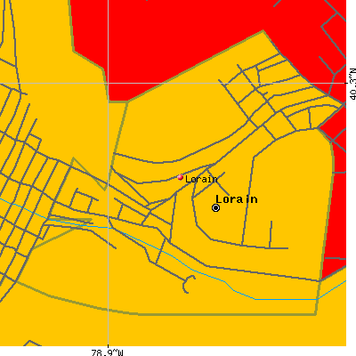 Lorain map