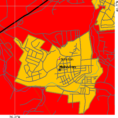 Mohnton map