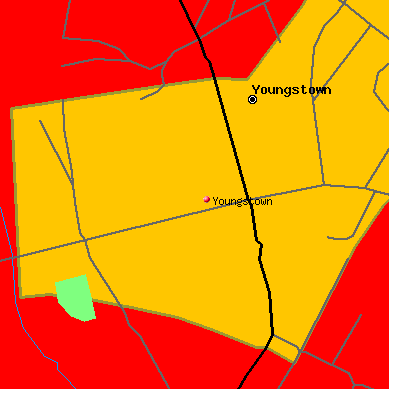 Youngstown map