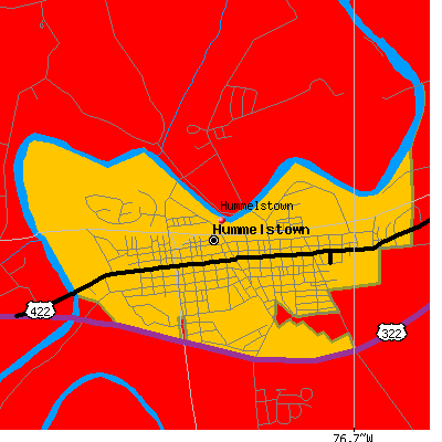 Hummelstown map