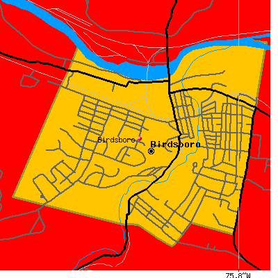 Birdsboro map