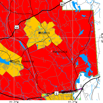 Mansfield map