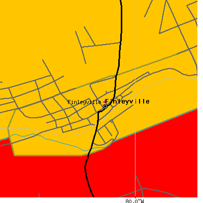 Finleyville map