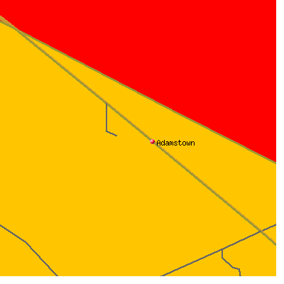 Adamstown map