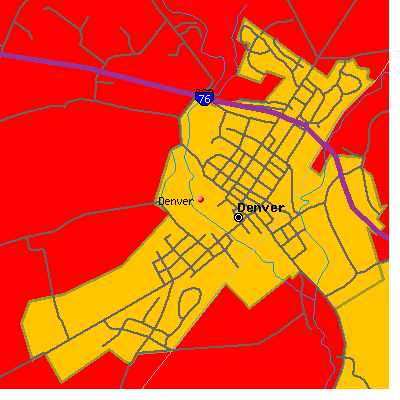 Denver map