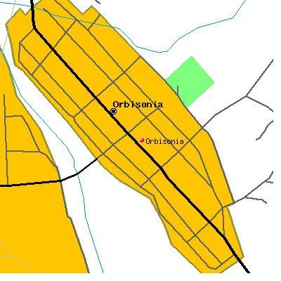 Orbisonia map