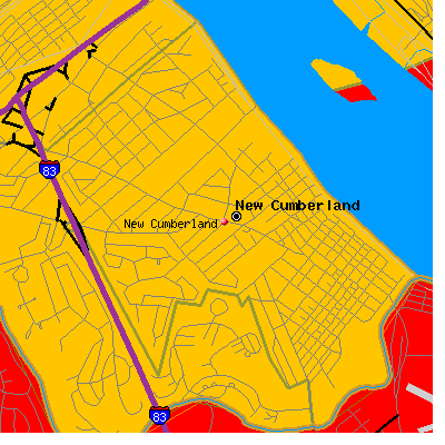 New Cumberland map