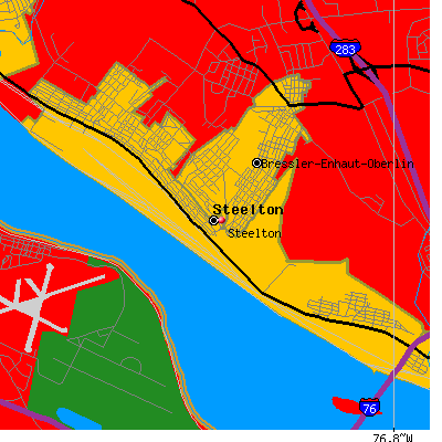 Steelton map