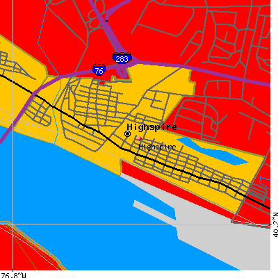 Highspire map