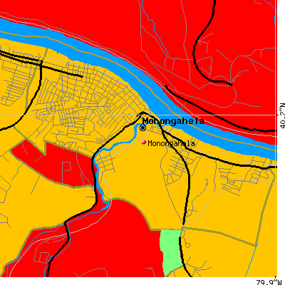Monongahela map