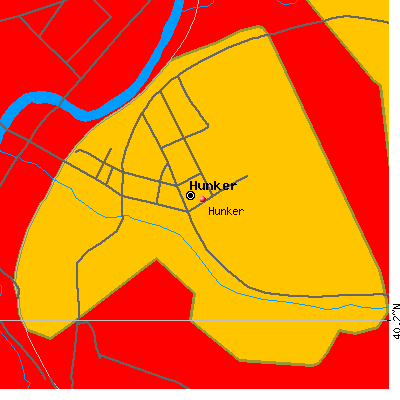 Hunker map