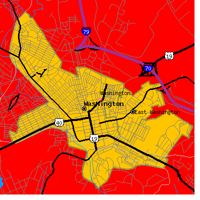 Washington map