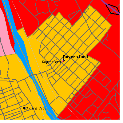 Royersford map