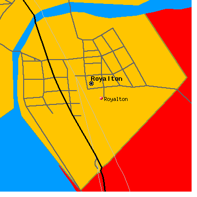 Royalton map