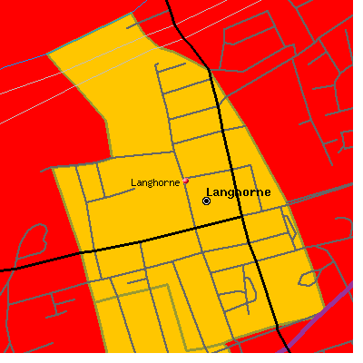 Langhorne map