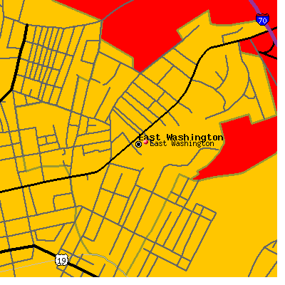 East Washington map