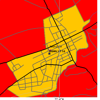Newville map