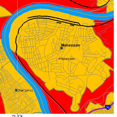 Monessen map