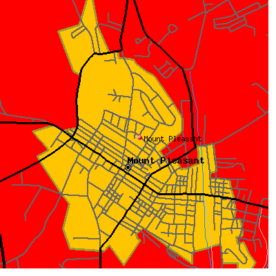 Mount Pleasant map