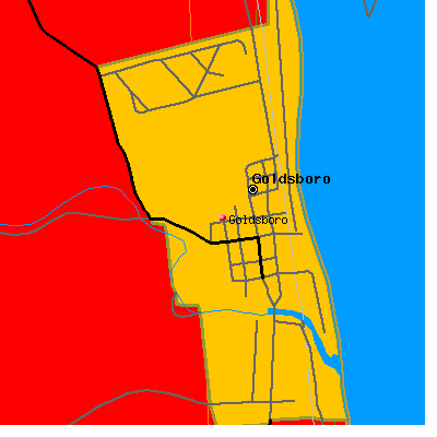 Goldsboro map