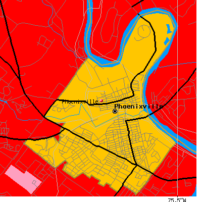 Phoenixville map