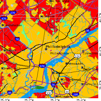 Philadelphia map