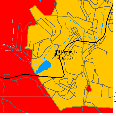 Ellsworth map