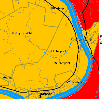 Allenport map