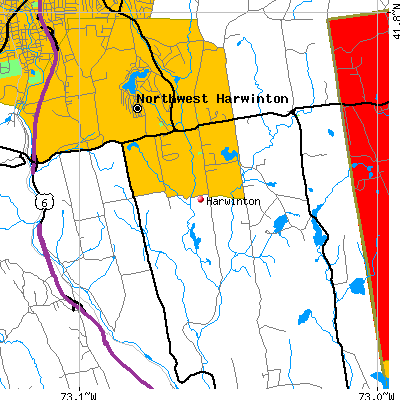 Harwinton map
