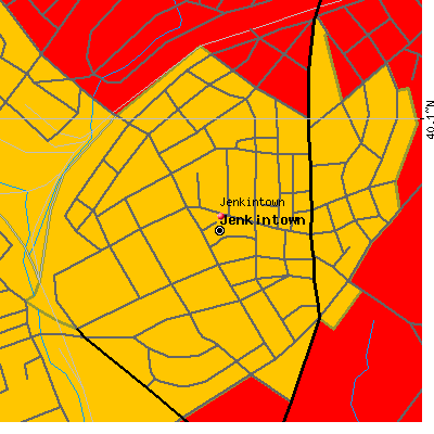 Jenkintown map