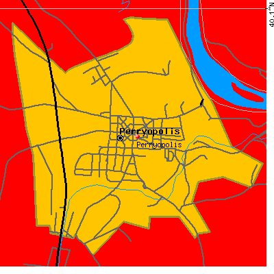 Perryopolis map