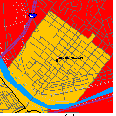 Conshohocken map