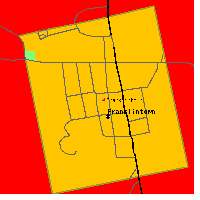Franklintown map