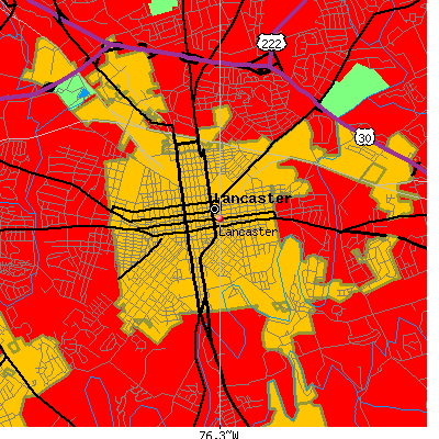 Lancaster map