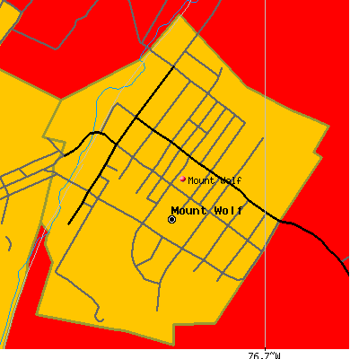 Mount Wolf map
