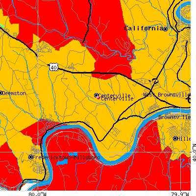 Centerville map