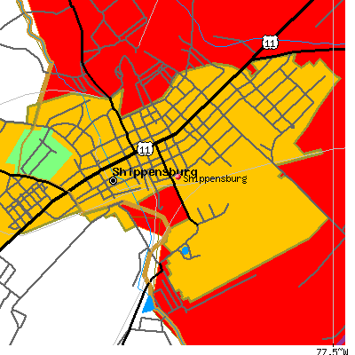 Shippensburg map