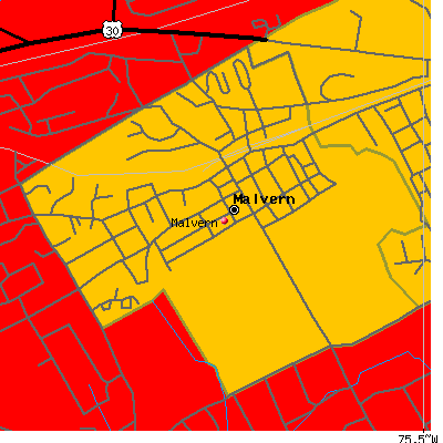 Malvern map