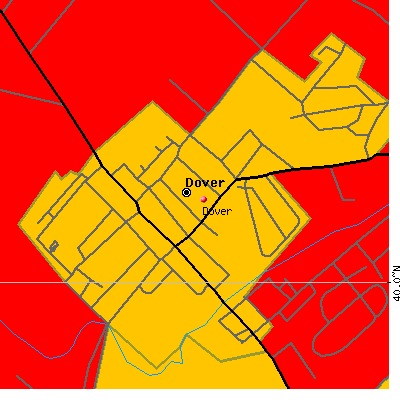 Dover map