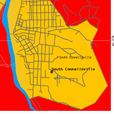 South Connellsville map