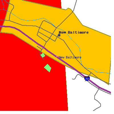 New Baltimore map