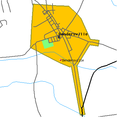 Bendersville map