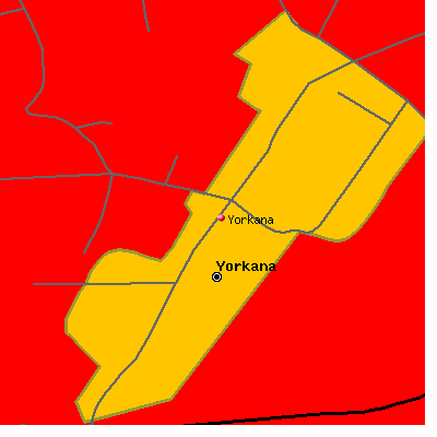 Yorkana map
