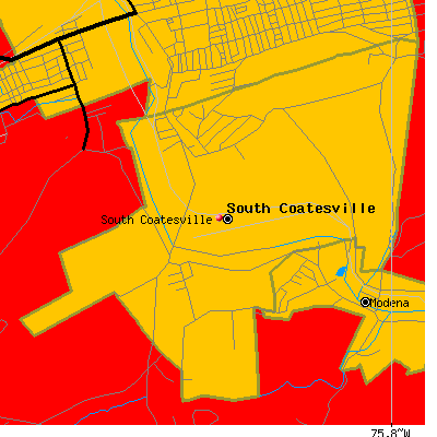 South Coatesville map